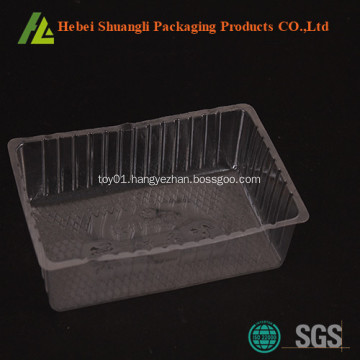 Rectangular blister plastic cookie Container for sale